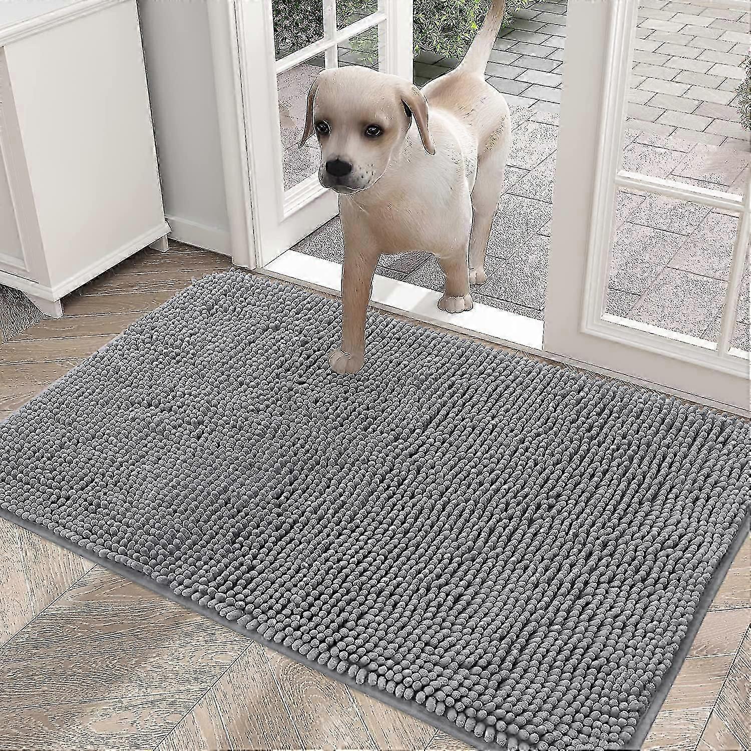 non-slip washable mat for dogs quick dry microfiber