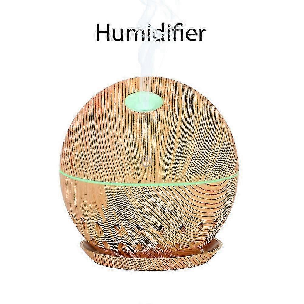 USB Hollow Humidifier 130ml Aromatherapy Diffuser with 7 LED Lights