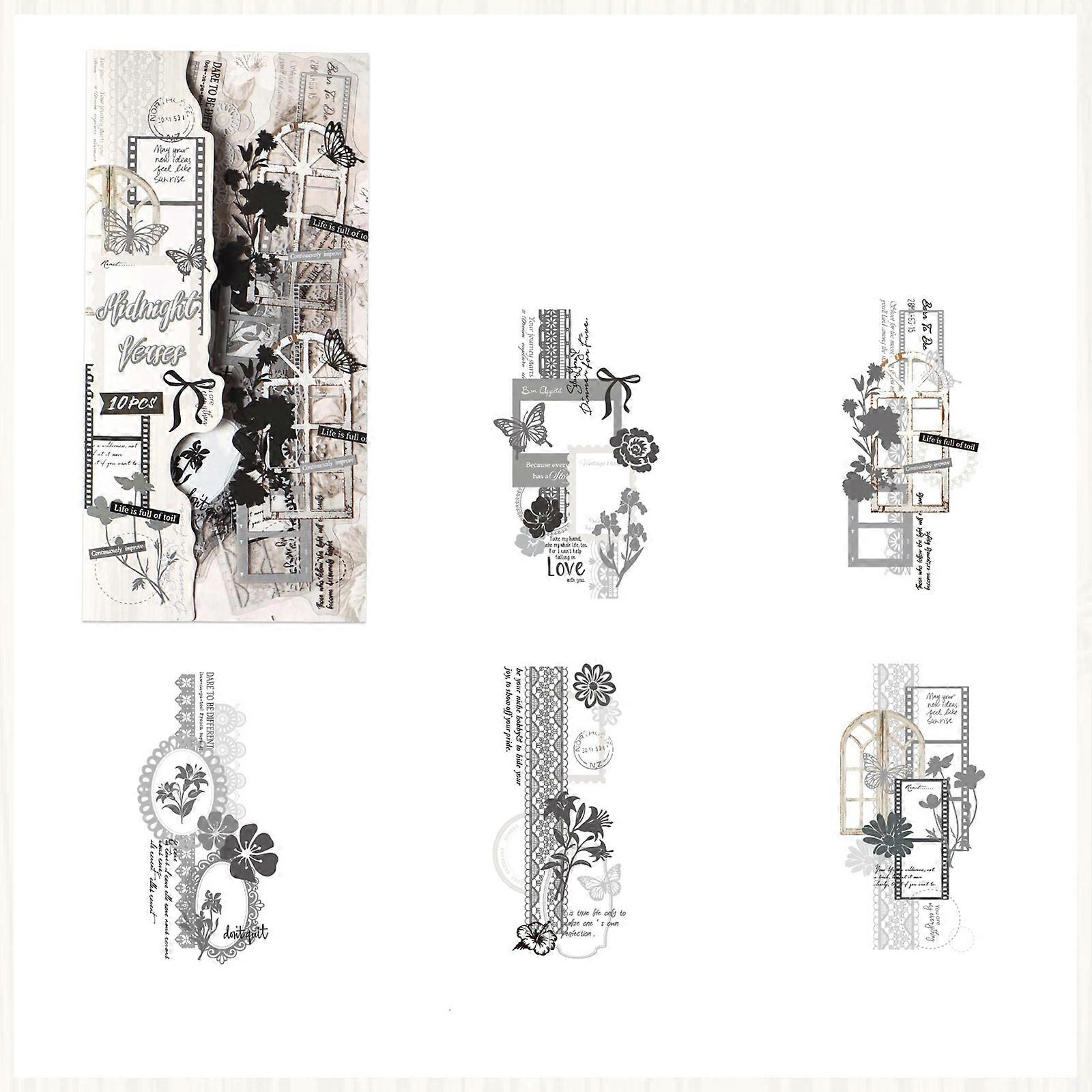 Decorative DIY Sticker For Planners Stationery And Notebook Easy Remove Design Multiple Pattern Optional Waterproof Multicolor