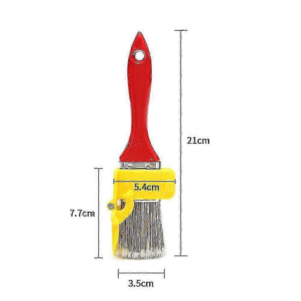 Handheld Paint Roller Brush with Angle Edger - Wall Painting Tool Kit