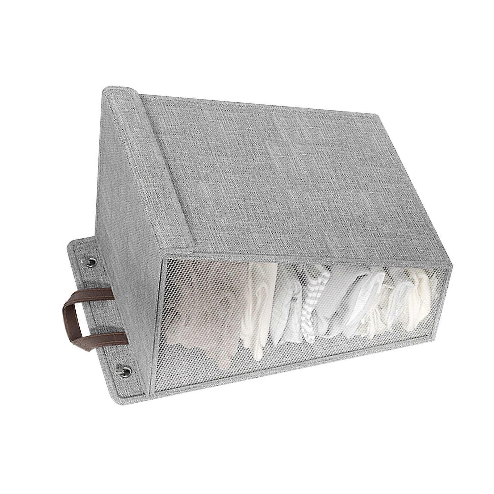 Multipurpose Laundry Basket Practical Dirty Clothes Storage Hamper Hanging Clothing Container Home Organization Tool  Gray