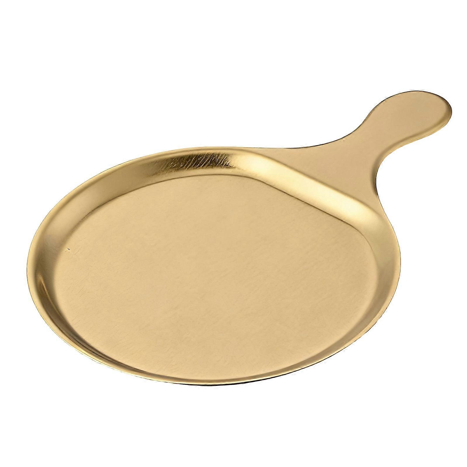 Stainless Steel Square Round Platters For Dining Steakhouse Snacks Display Rustproof Smooth Food Serving Tray Plate Multicolor