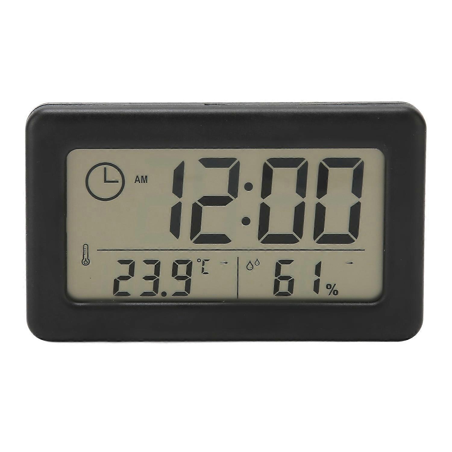 Digital Clock with Temperature and Humidity Display Portable Temperature and Humidity Clock with Bac