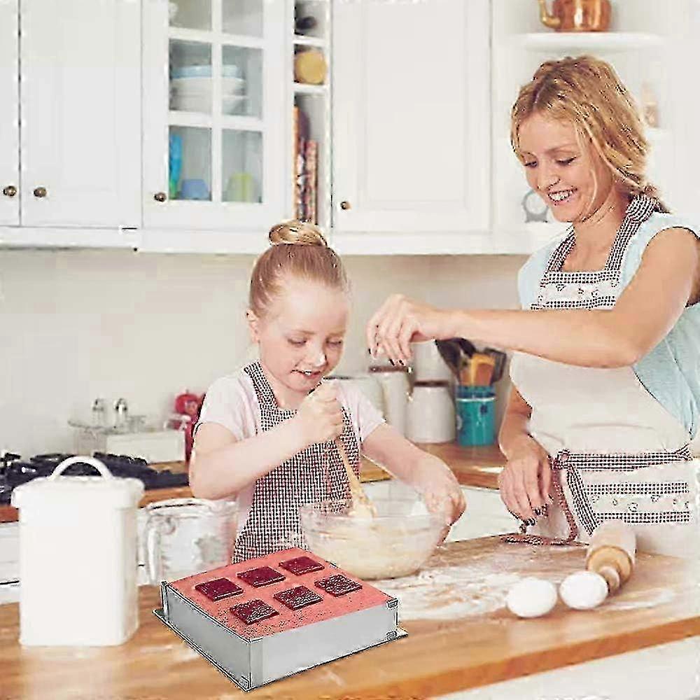 Rectangular Cake Baking Frame - Adjustable Mold for Mousse and Sponge ...