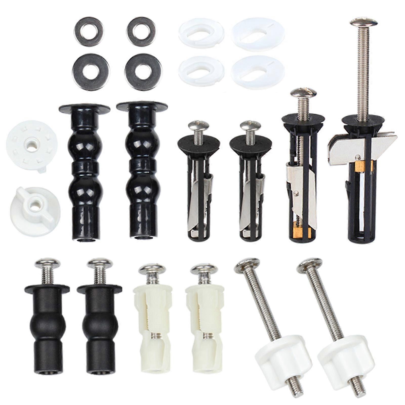 Multipurpose Toilet Seats Hinges Bolt Accessories Stable Toilet Lid Fastening Installation Solution for Various Models Multicolor
