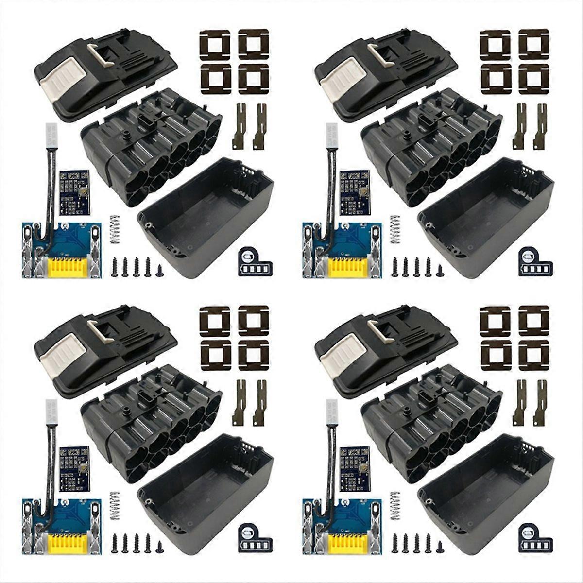 4X BL1830 10x 21700 Battery Case PCB Charging Protection Circuit Board Shell Box BL1860 for 18V 3.0A