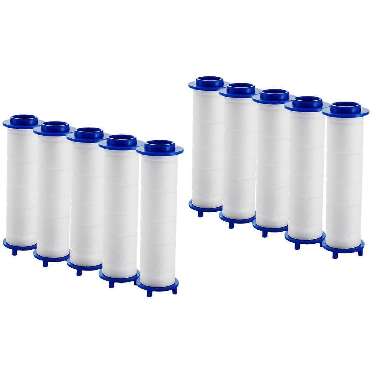 10 Pcs Detachable Shower Filters Professional Bath Filters Replaceable Shower Head Filters
