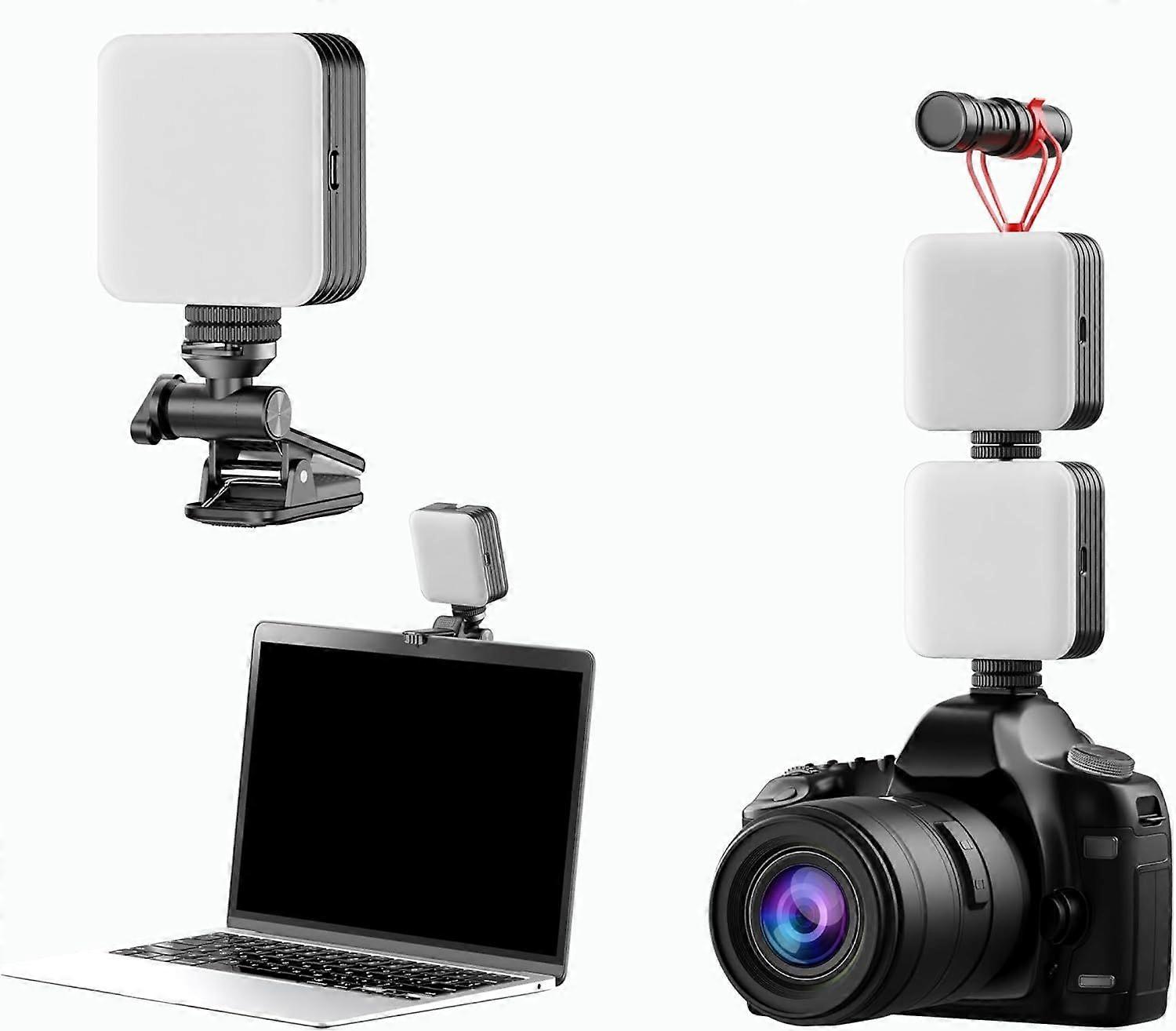 Dual White Pocket Fill Light - Essential Light for Phone/Camera, Cold Shoe Clip