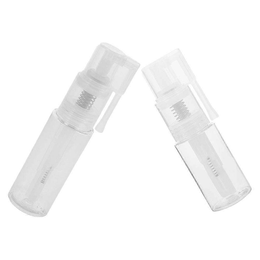 Multi-Purpose Spray Powder Bottle Transparent Spray Bottles 2Pcs for Storage