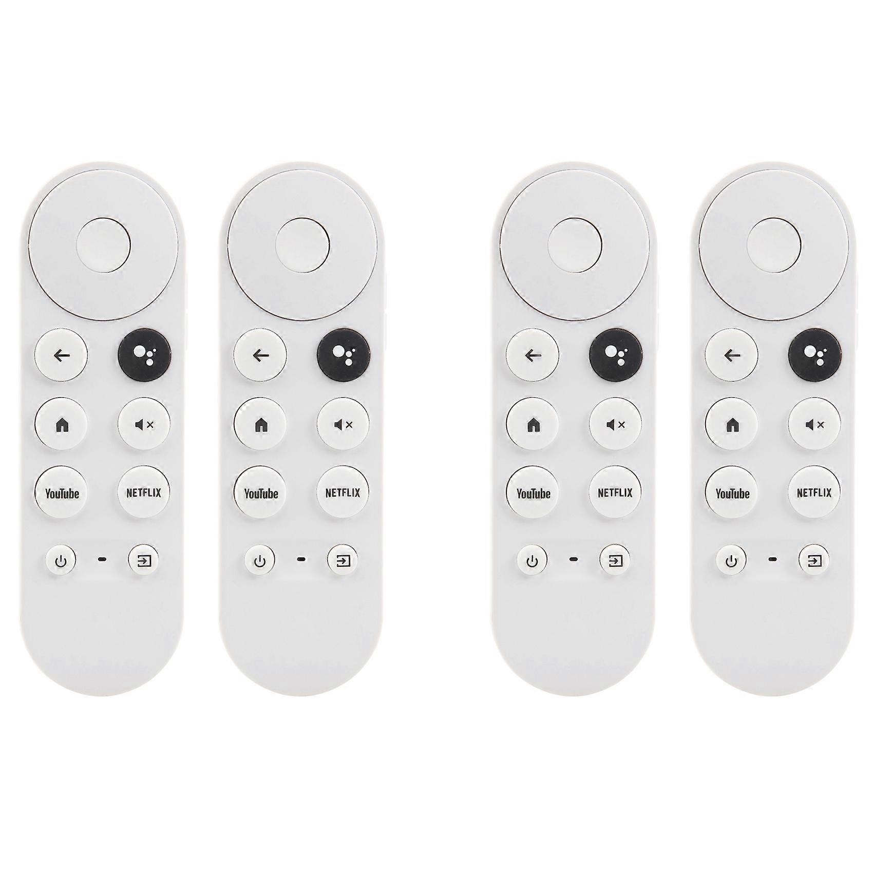 4X Suitable for Google GOOGLE CHROMECAST GOOGLE TV Google Voice Set-Top Box Remote Control