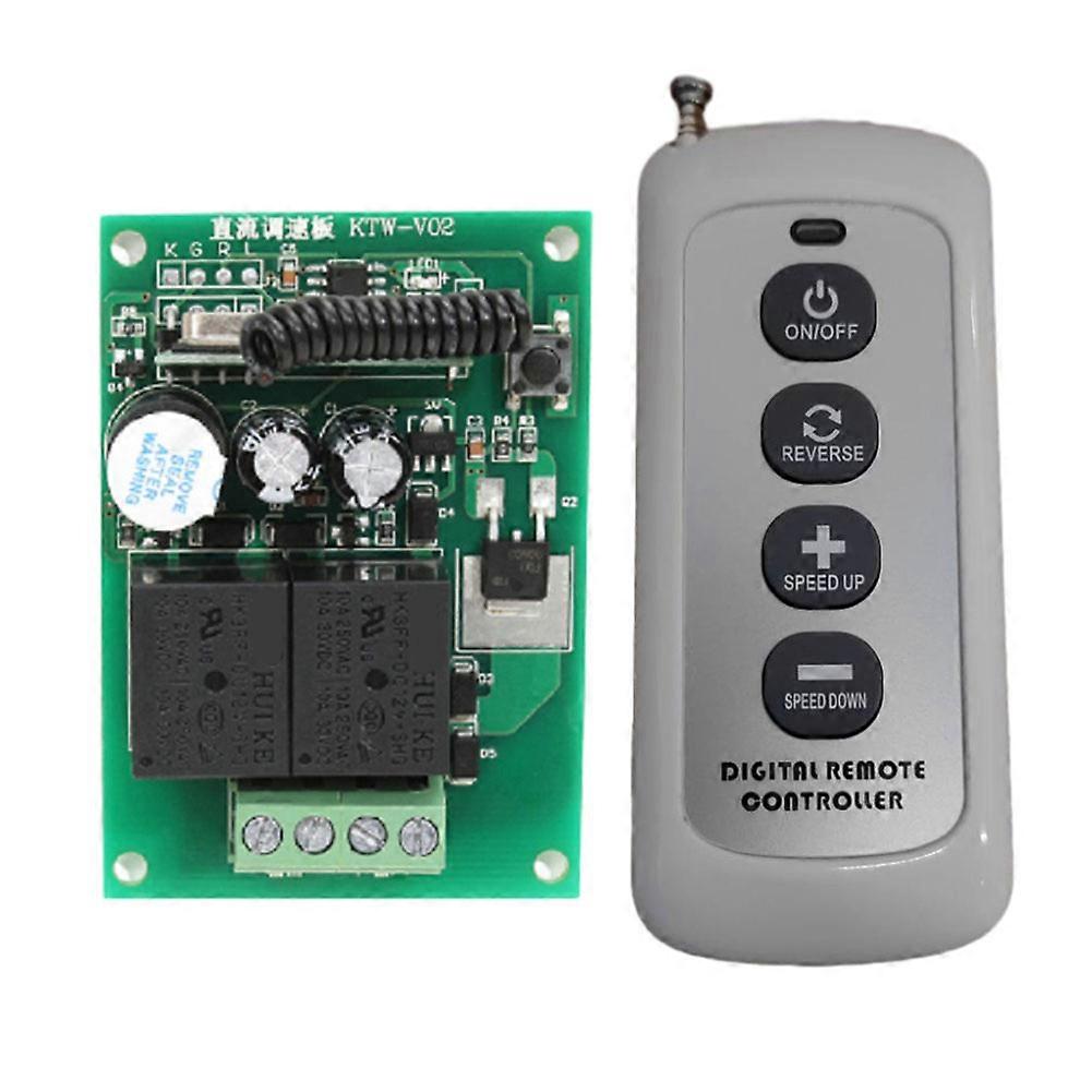 DC12V Motor Controller Kit Speed Wireless Remote Control Electric Dining Table Rotary Speed Regulator Motor Controller