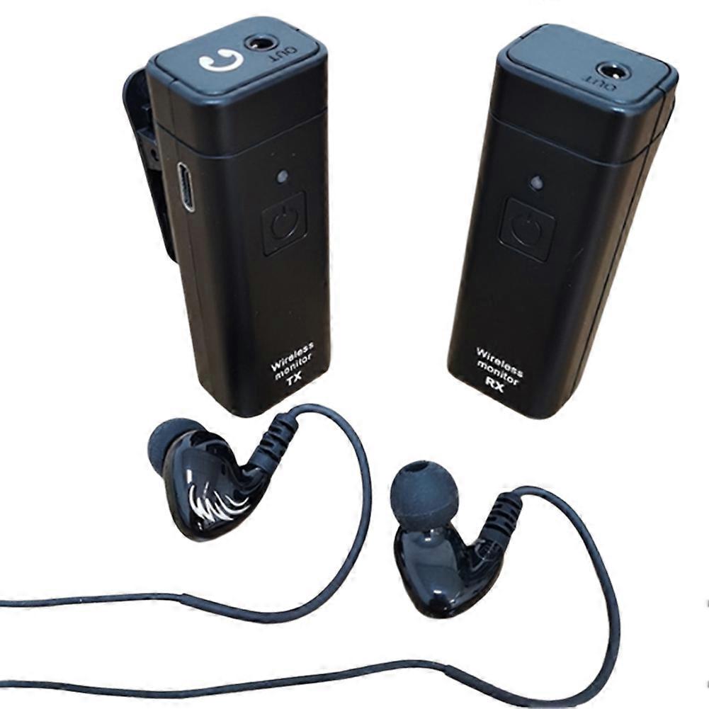 UHF Wireless in-Ear Monitor System Professional Digital Sound Stage Broadcast Sound Card Outdoor Transmitter Receiver