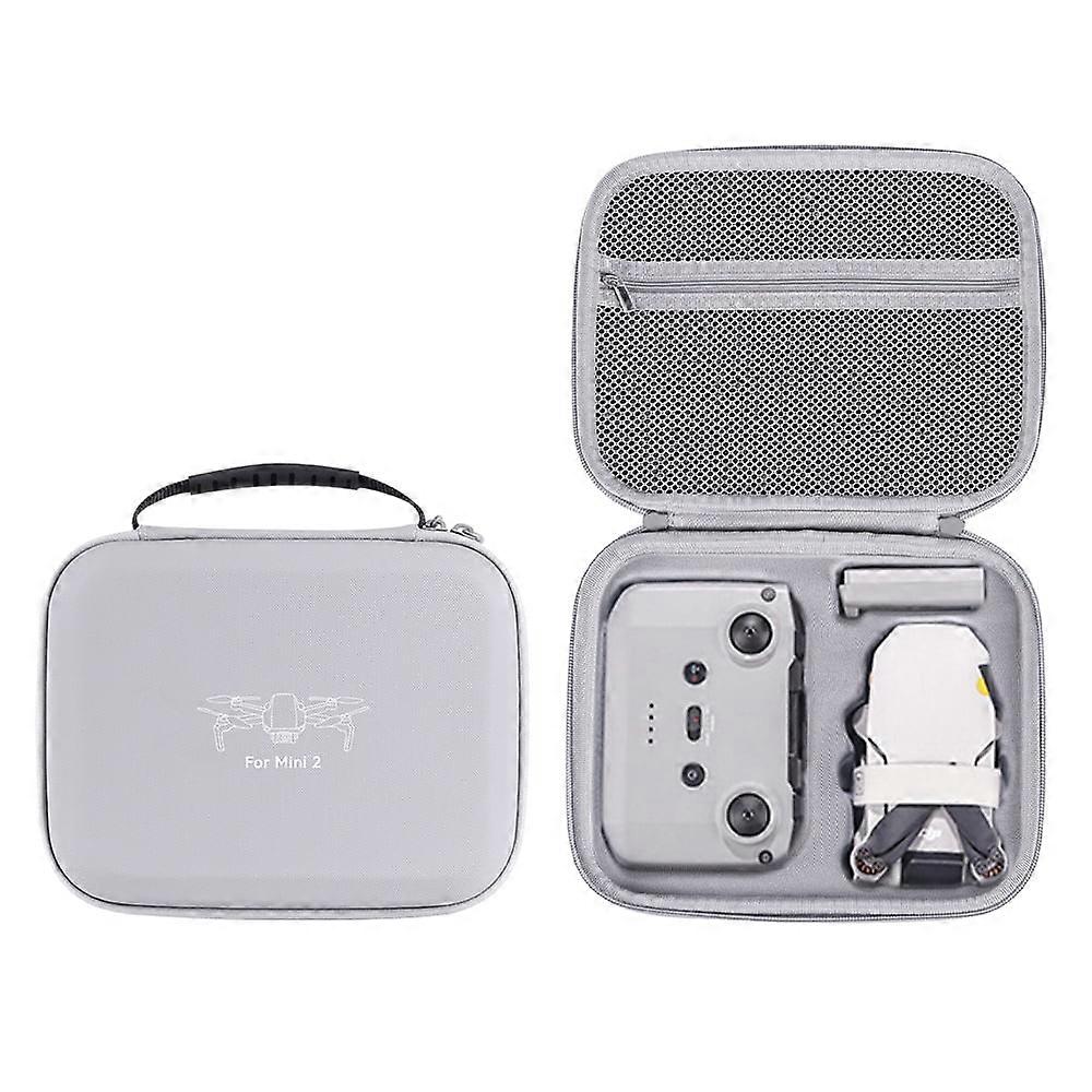 Hard EVA Carrying Case for DJI Mini2/Mini 2 SE, Portable Storage Bag Compatible with Drone Remote Controller, PU Leather Hard Shell Box