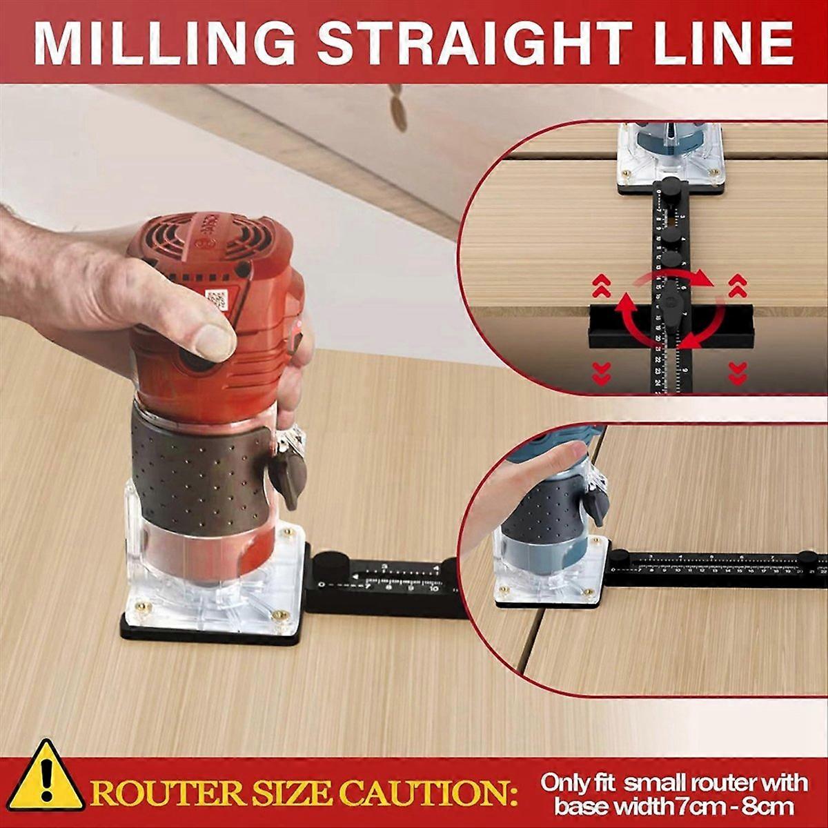 Router Milling Groove Bracket,Router Guide Router Circle Cutting Jig