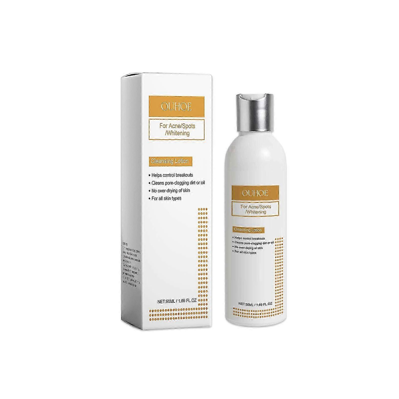 facial cleanser contains lemon extract and vitamin E