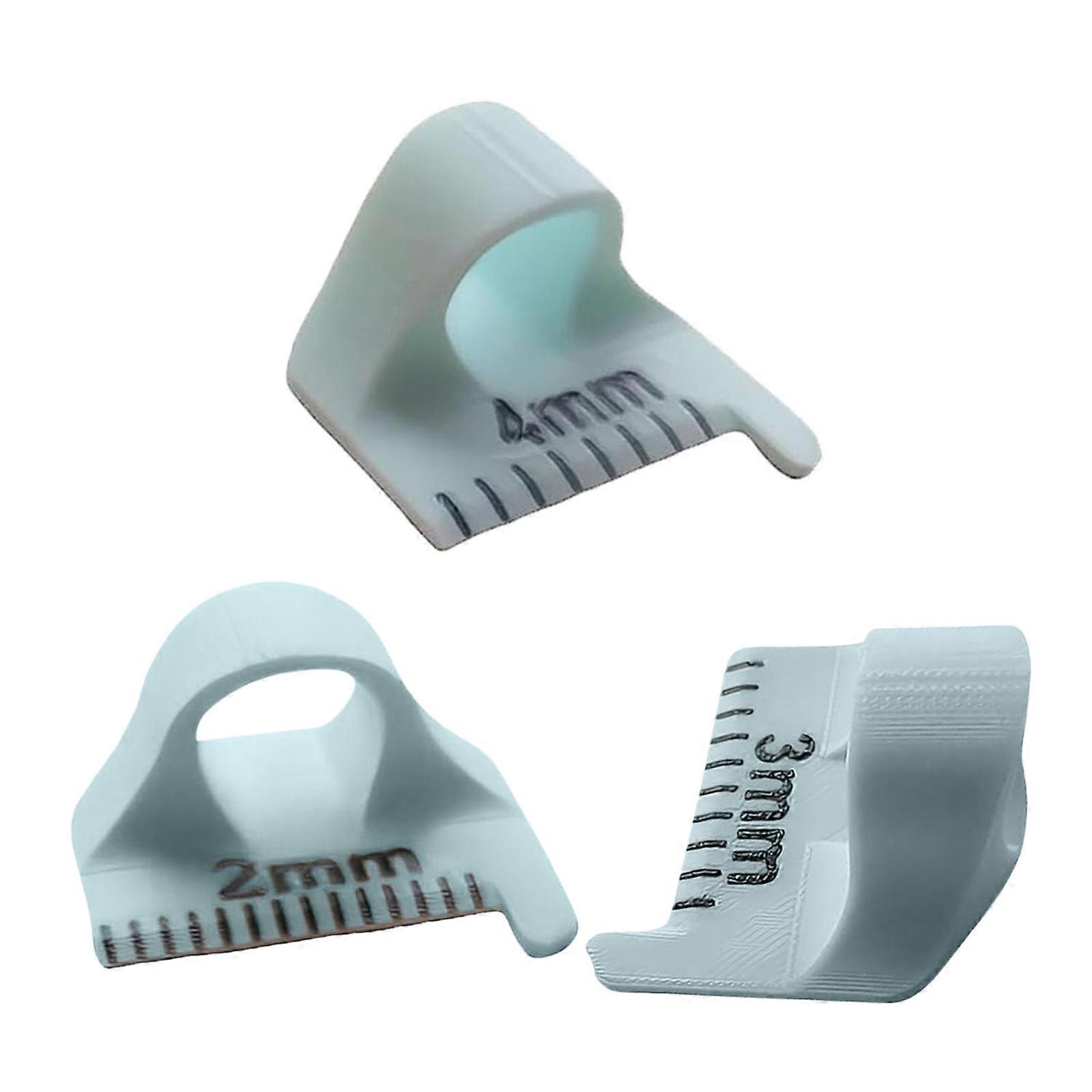 3Pcs|Sewing Templates Needle Gauge Measuring Tools Equal Stitch Finger Protector