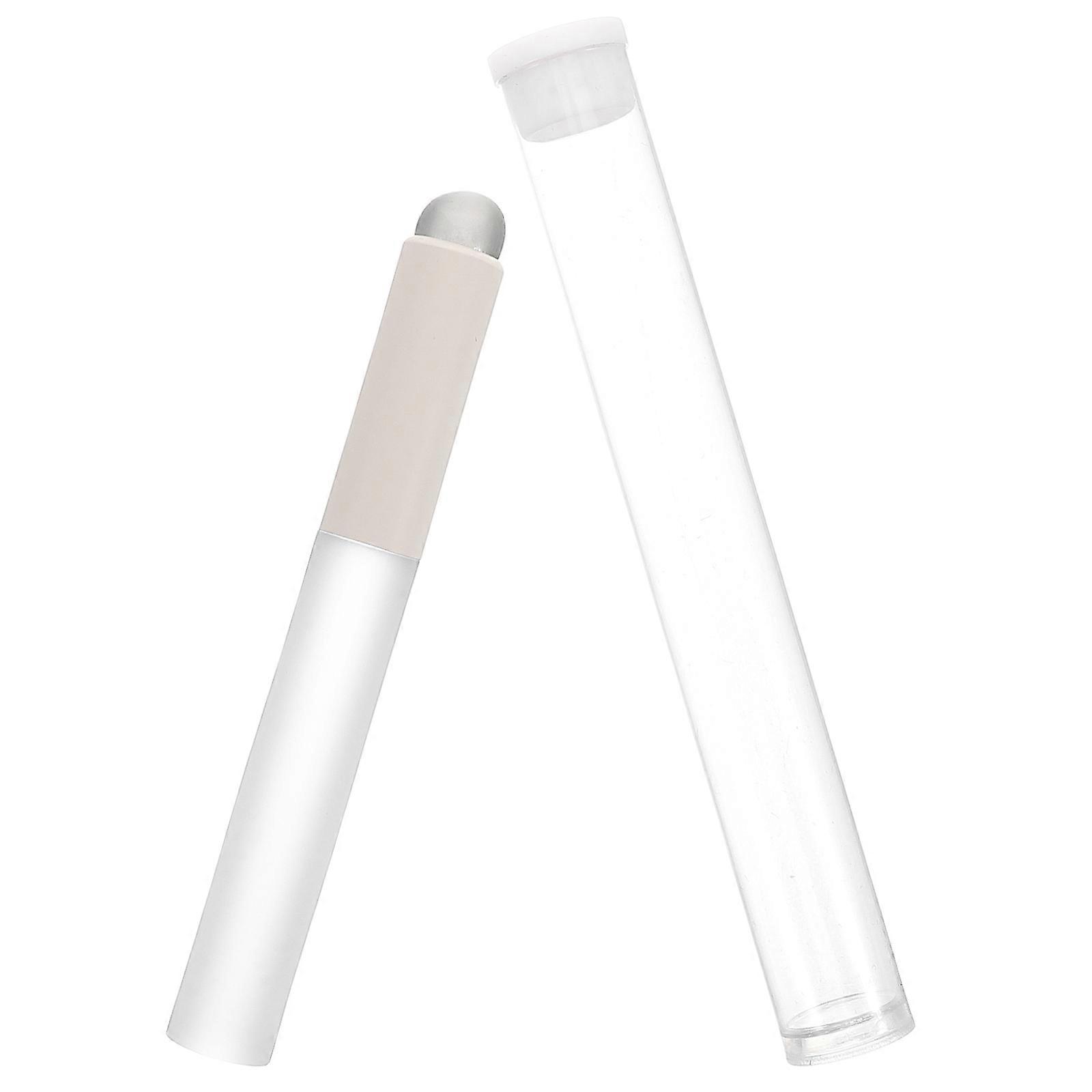 White Round Head Silicone Lip Brush for Makeup Lip Applicator