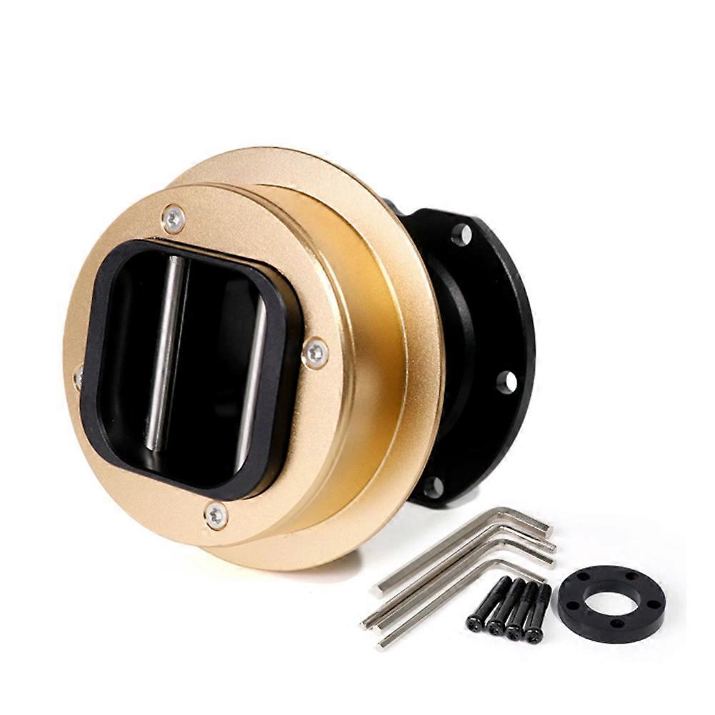 1 Set Qr2 Wheel-Side Racing Wheel Quick Release Base for Fanatec Steering Wheel Game Simulator Steering Wheel