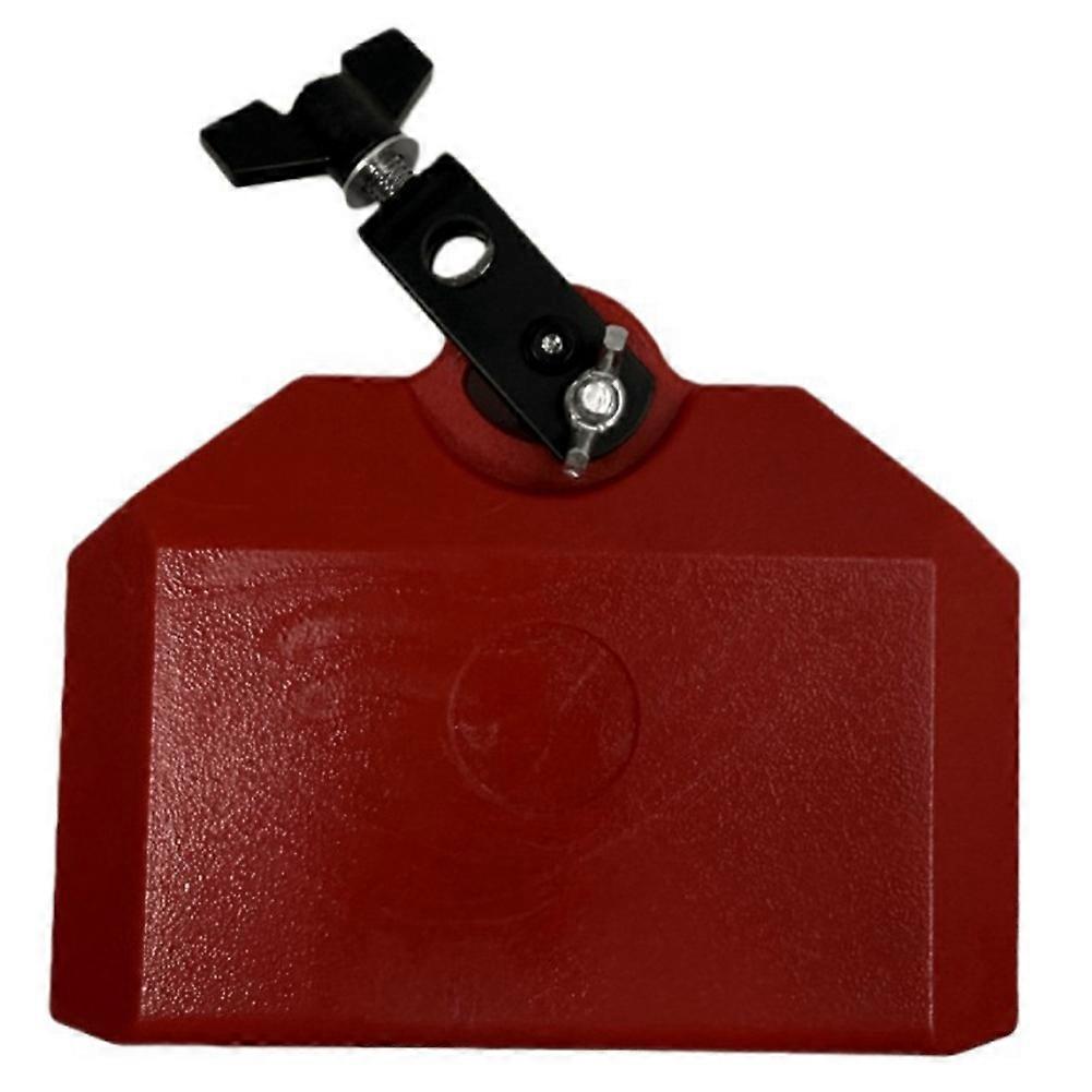 Jam Block Red Musical Percussion Block Latin Drum Instrument Reliable Jam Block for Drum Kit