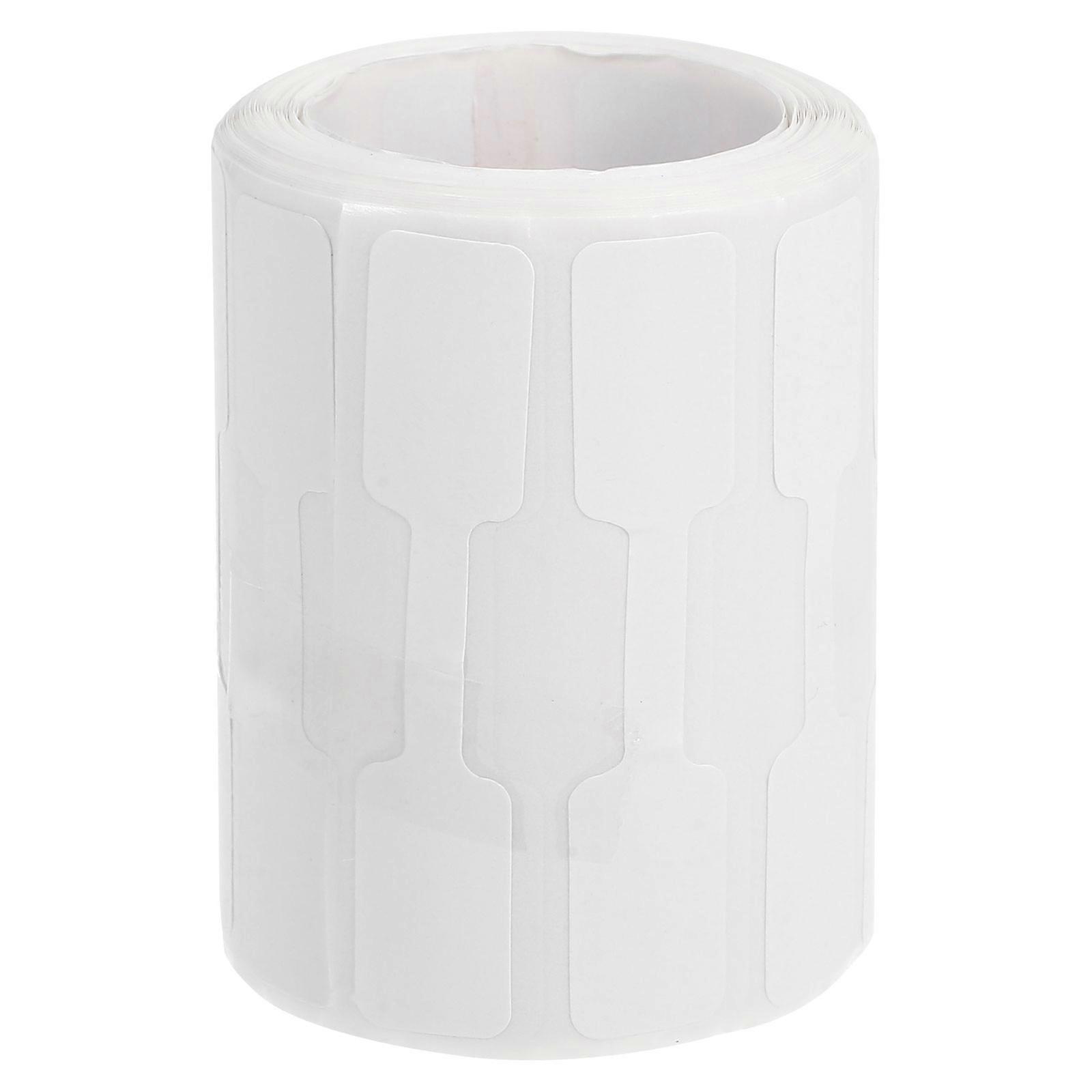 Jewelry Tags Rectangle Shape with Strong Adhesive 500Pcs White Label