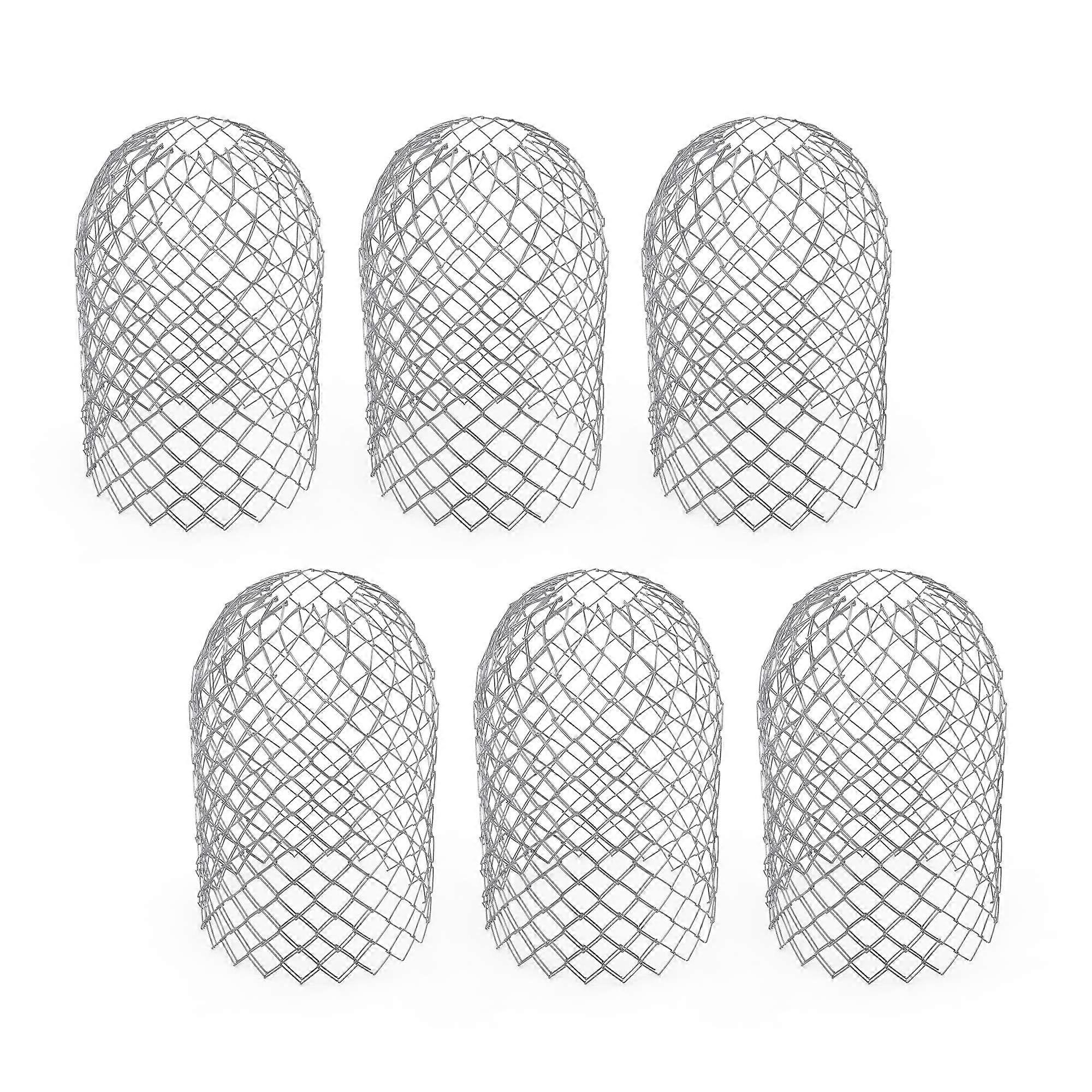 Aluminum Gutter Guards 6Pack RustProof Downspout Filter Guards for Leaves Fits 24 Inch Gutters