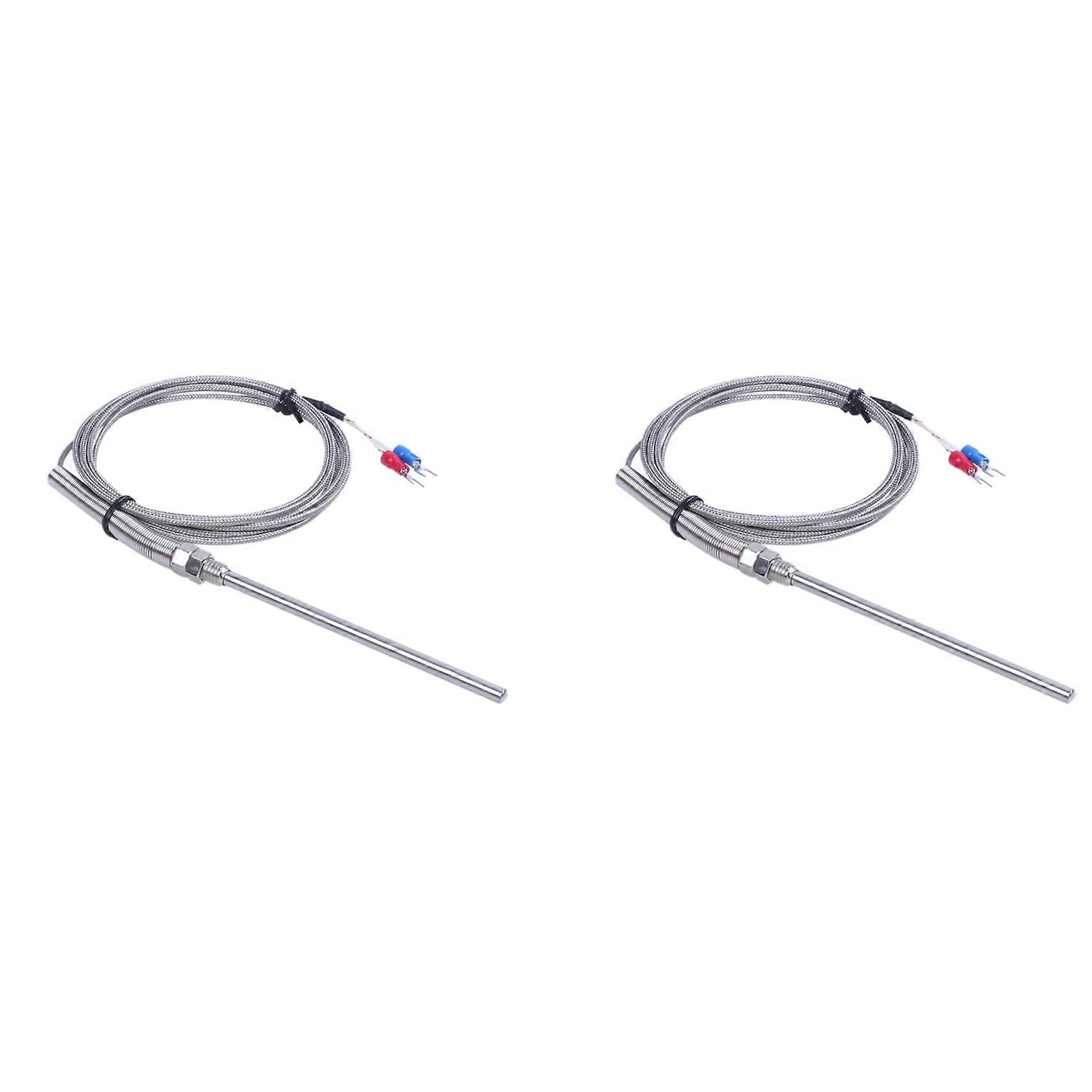 4X K Type 0-800 Degree Celsius Thermocouple Probe Sensors 2M 6.5Ft