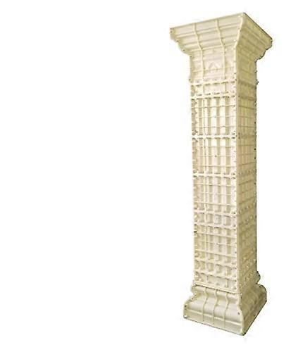 ABS Plastic Square Roman Column Mould 30cm for Decorative Concrete Gate Pillars Reusable Form
