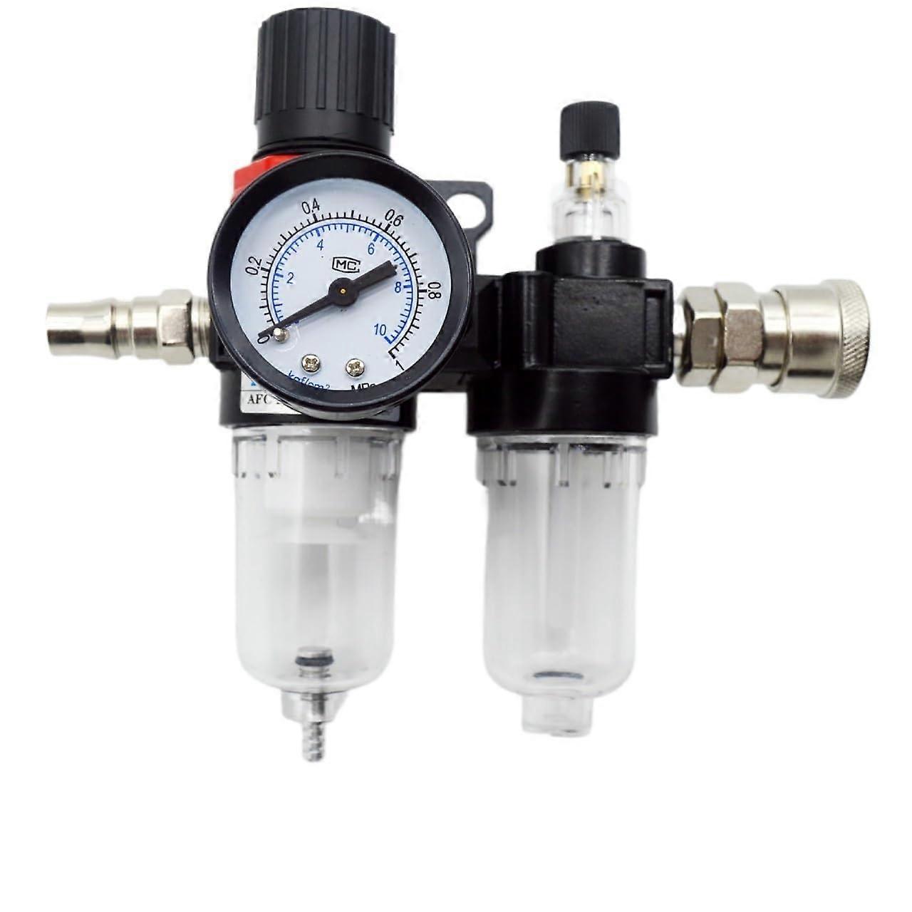 Air Filter Regulator Lubricator Combo G1/4 AFC2000 AFR2000 AL2000 for Pneumatic Air Compressor