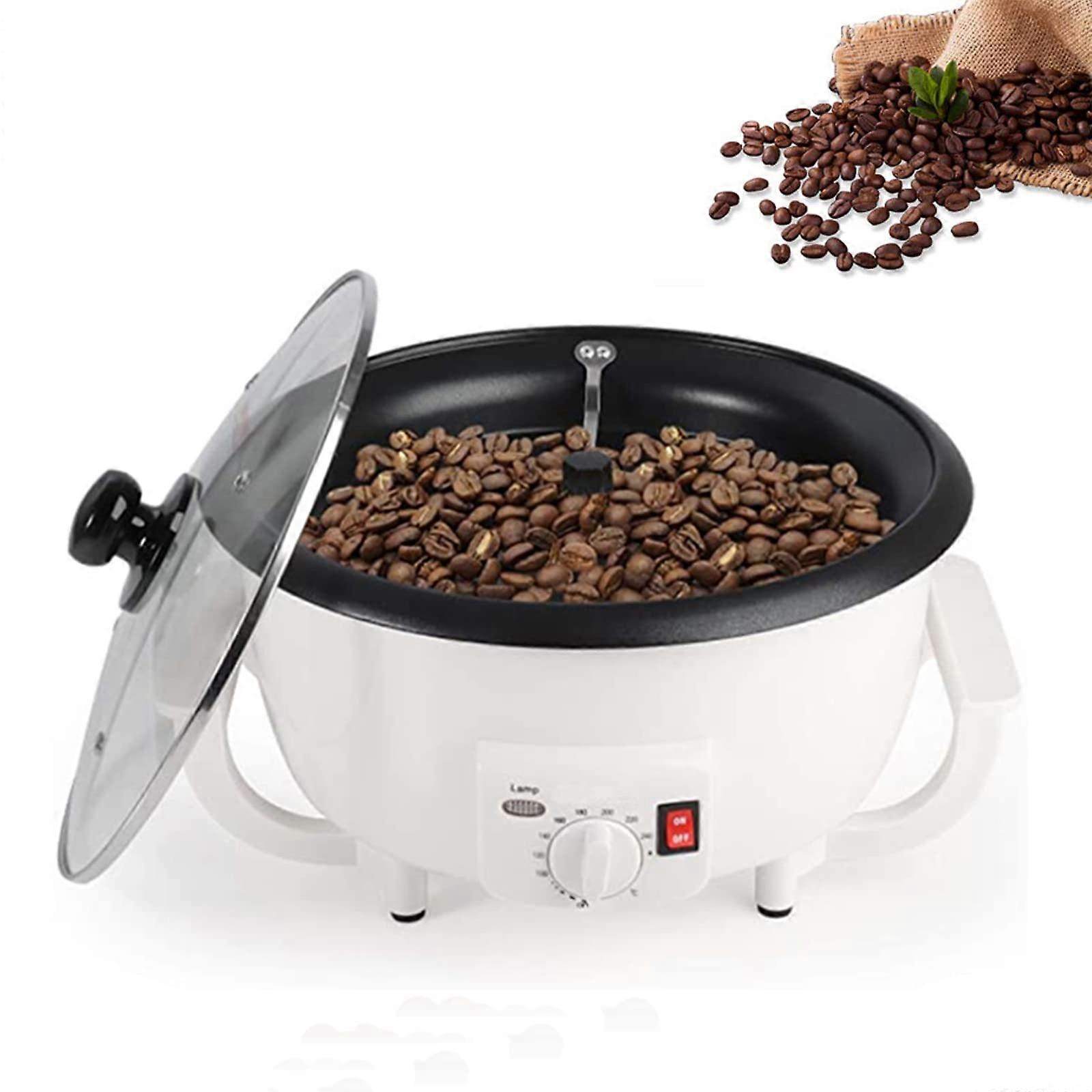 1200W Electric Coffee Roaster Machine with Adjustable Temperature, 750g Capacity for Home and Café