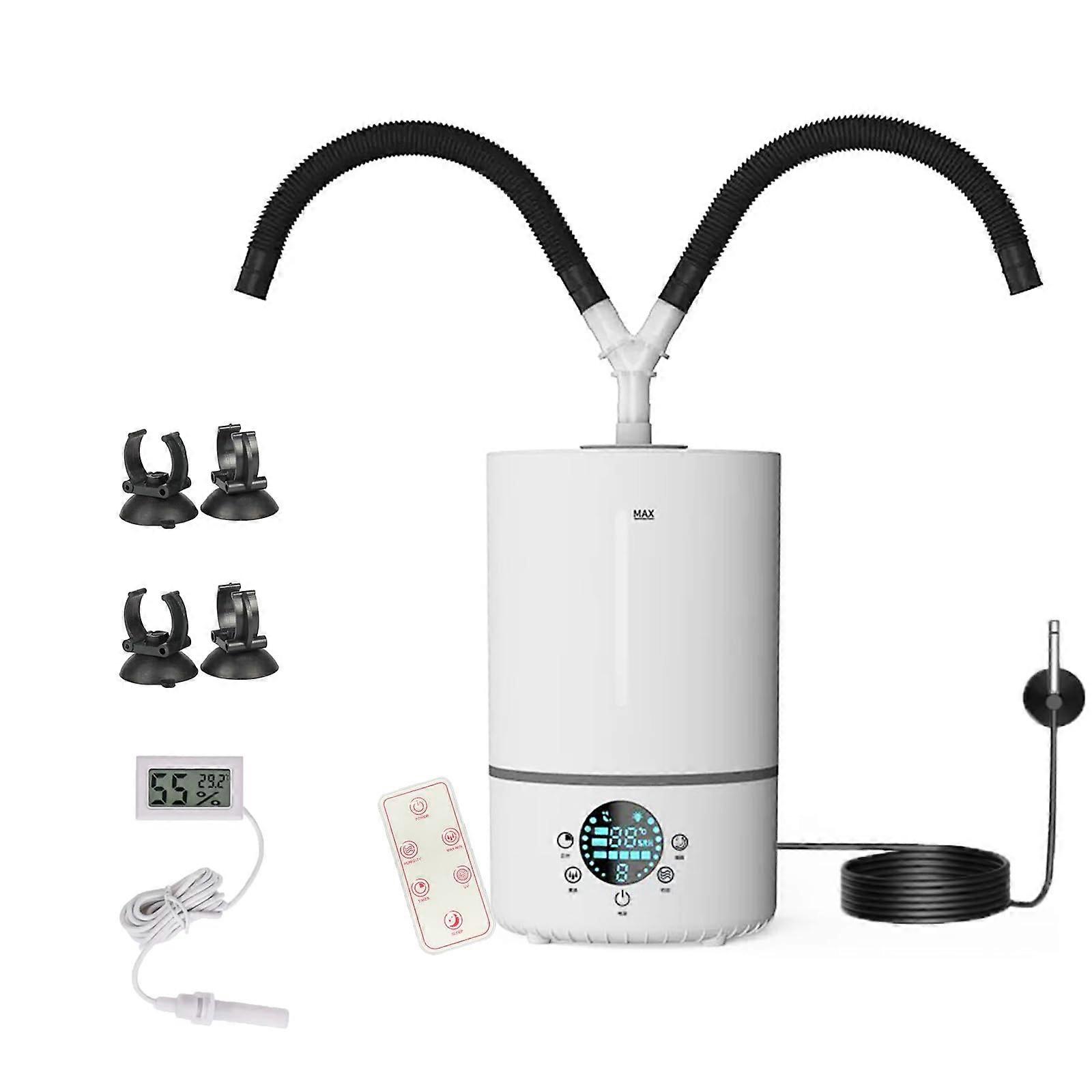 Reptile Humidifier and Plant Humidifier, 4L Dual Tank with Smart Humidity Control, Quiet Remote