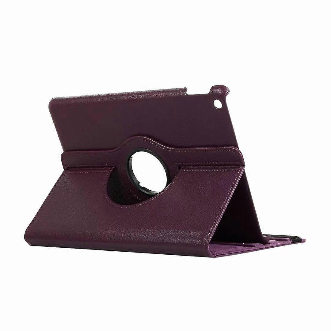 Stylish Case For Ipad 10.2"/ 10.5/ 9 Purple Leather Lychee Pattern