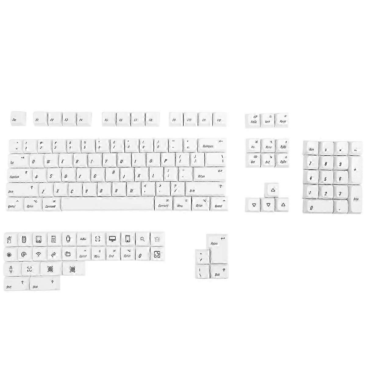 PBT Key Cap Fit Laptop PC Game Office Mechanical Keyboard Keycaps