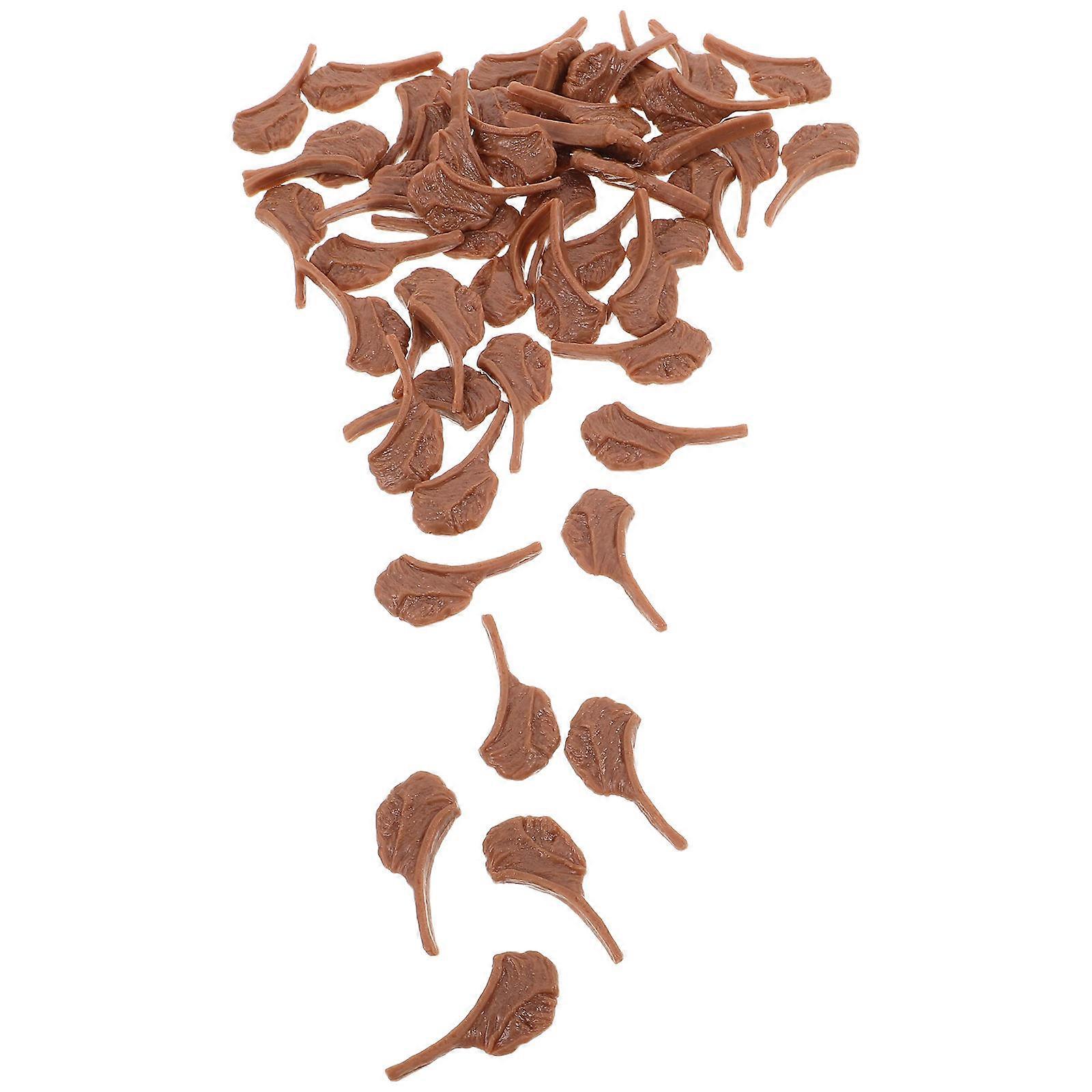 Fake Meat Miniature Steak Model for Kitchen Decor 200Pcs Realistic Display