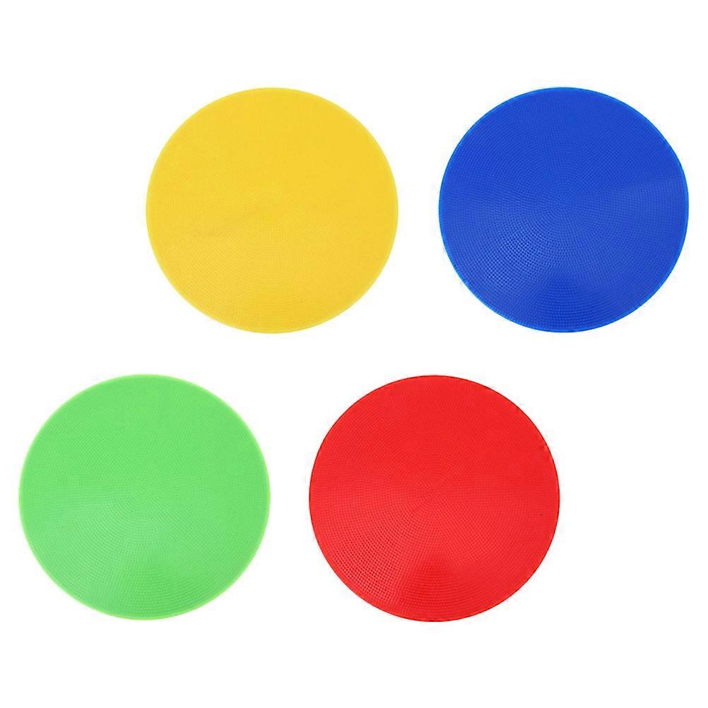 Multi PVC Spot Markers Classroom Floor Dots for Training Use 4Pcs