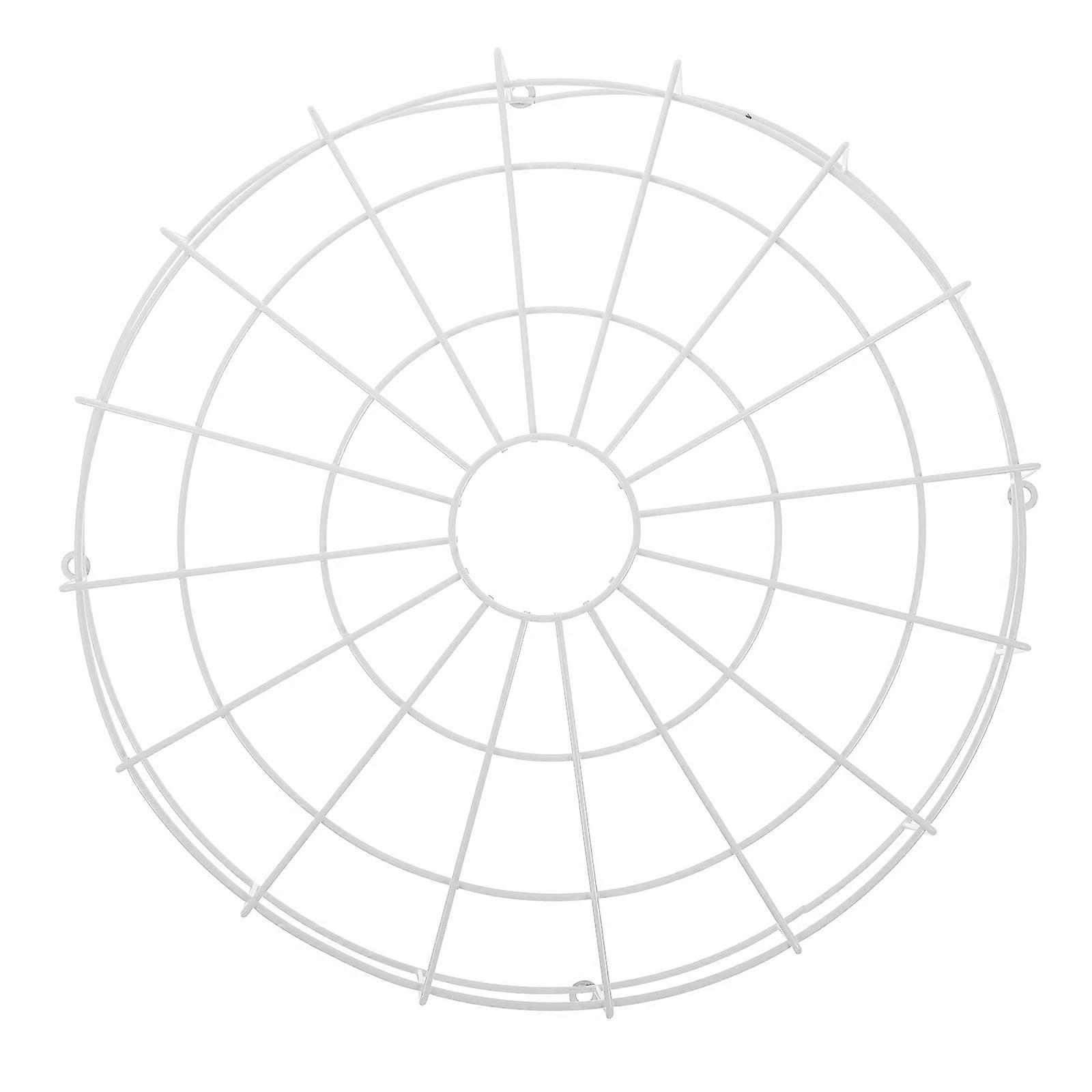 Ceiling Light Fixture Cover Protective Mesh for Safety Use White Iron