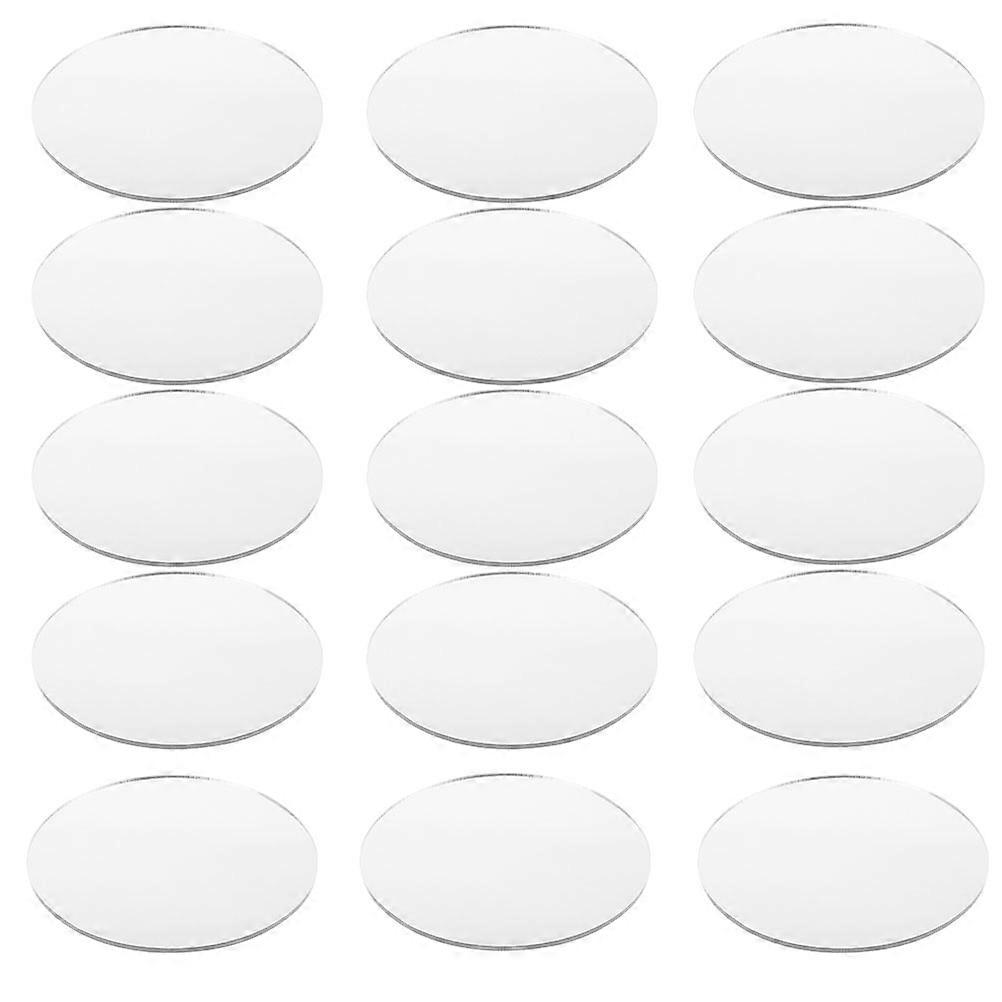 Silver Acrylic Mirror Sheets for Makeup Mirror Replacement 20Pcs Pack