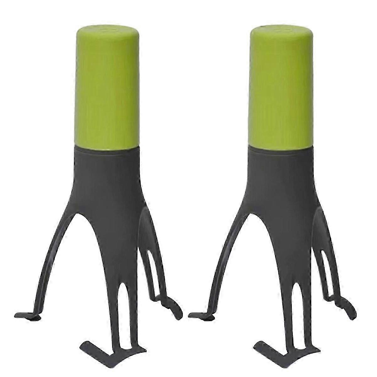 Triangular Egg Beater Mini Semi-Automatic Cream Mixer Green&Gray