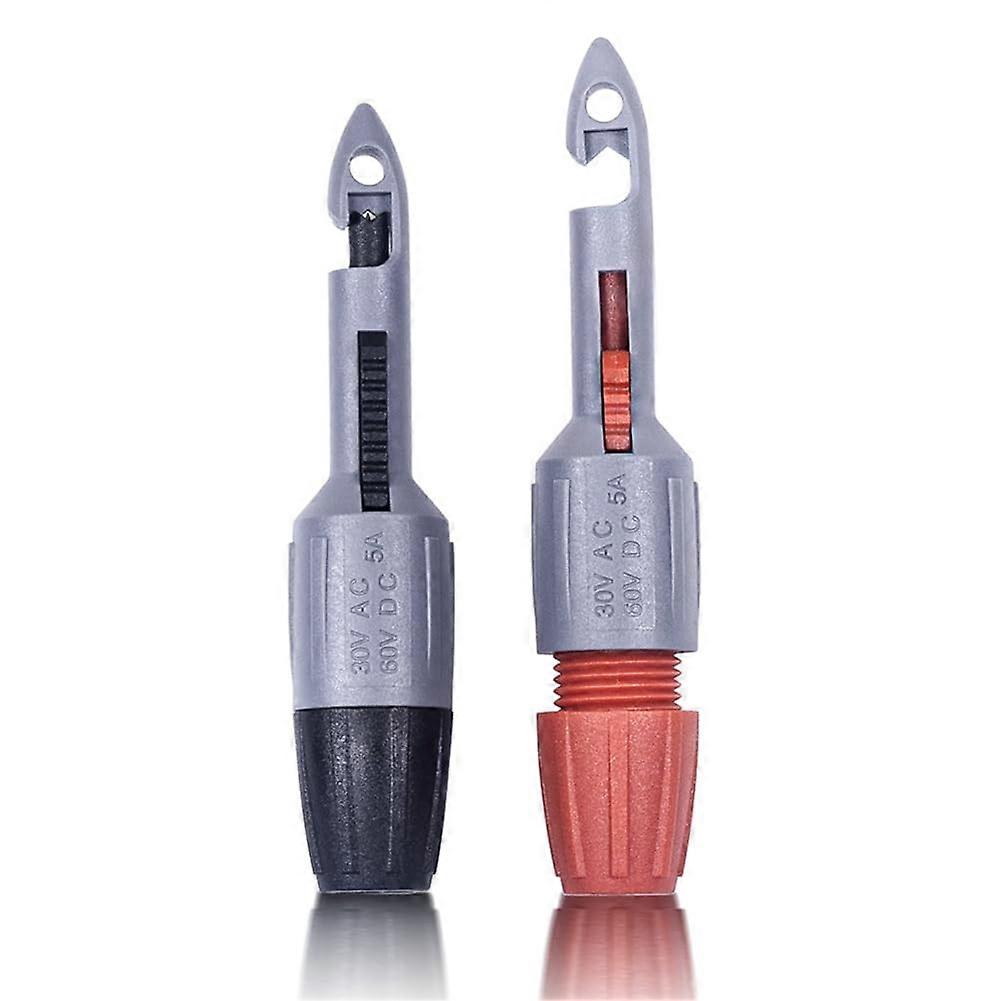 Insulation Piercing Clip Set with Banana Plug, Spring Loaded Test Clamp Fits 1422 AWG Wire