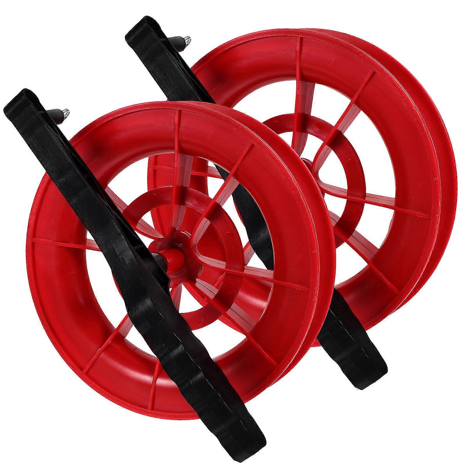 Kite Plastic with Rope Winder Handle 2Pcs