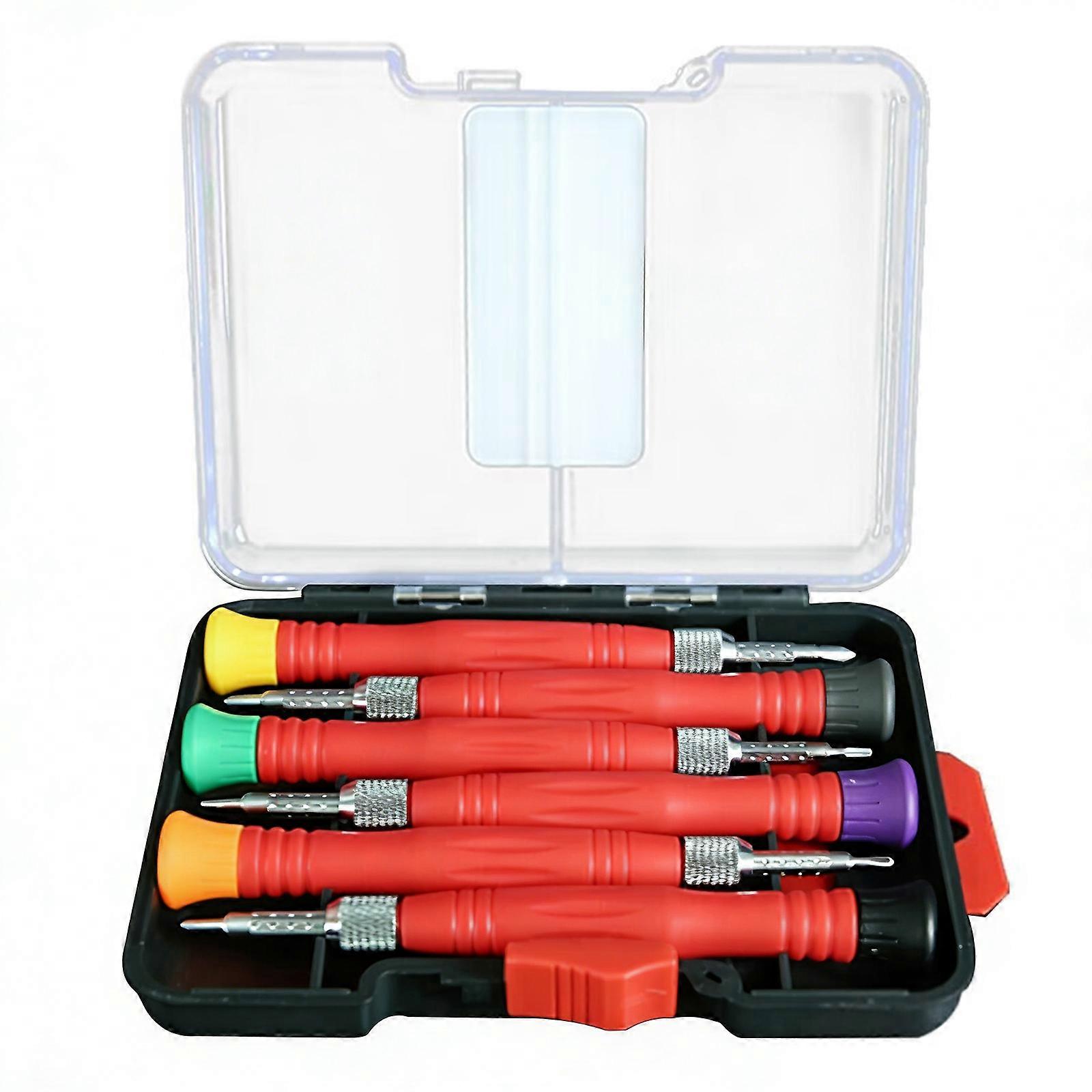 Telescopic Precise Screwdriver Mobile Phone Computer Multifunctional Maintenance Disassembly Eyeglass Screwdriver Multicolor