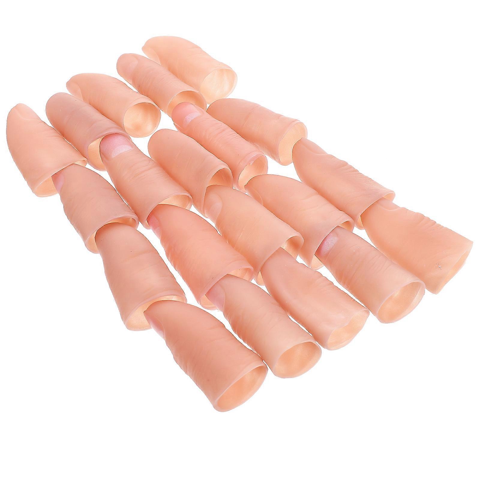 Assorted Color Finger Cot Props for Tricks 20Pcs Creative Set