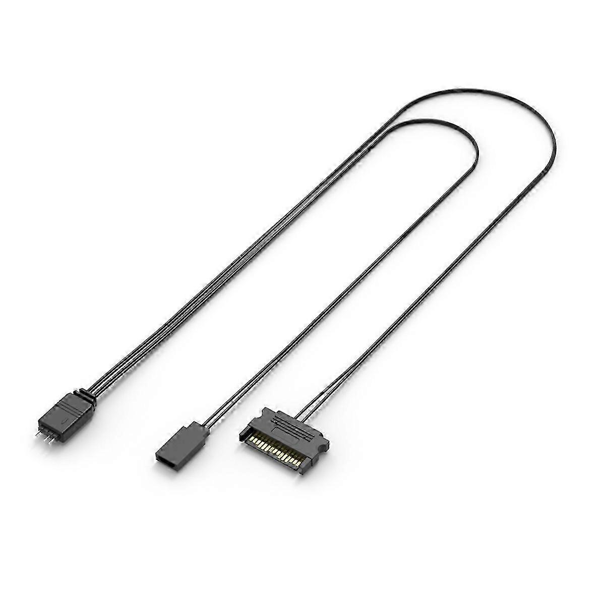 2025 Computer ARGB Controller PC Case RESET Control to ARGB Reset Power Cable PC 5V 3Pin Lighting Controller Black