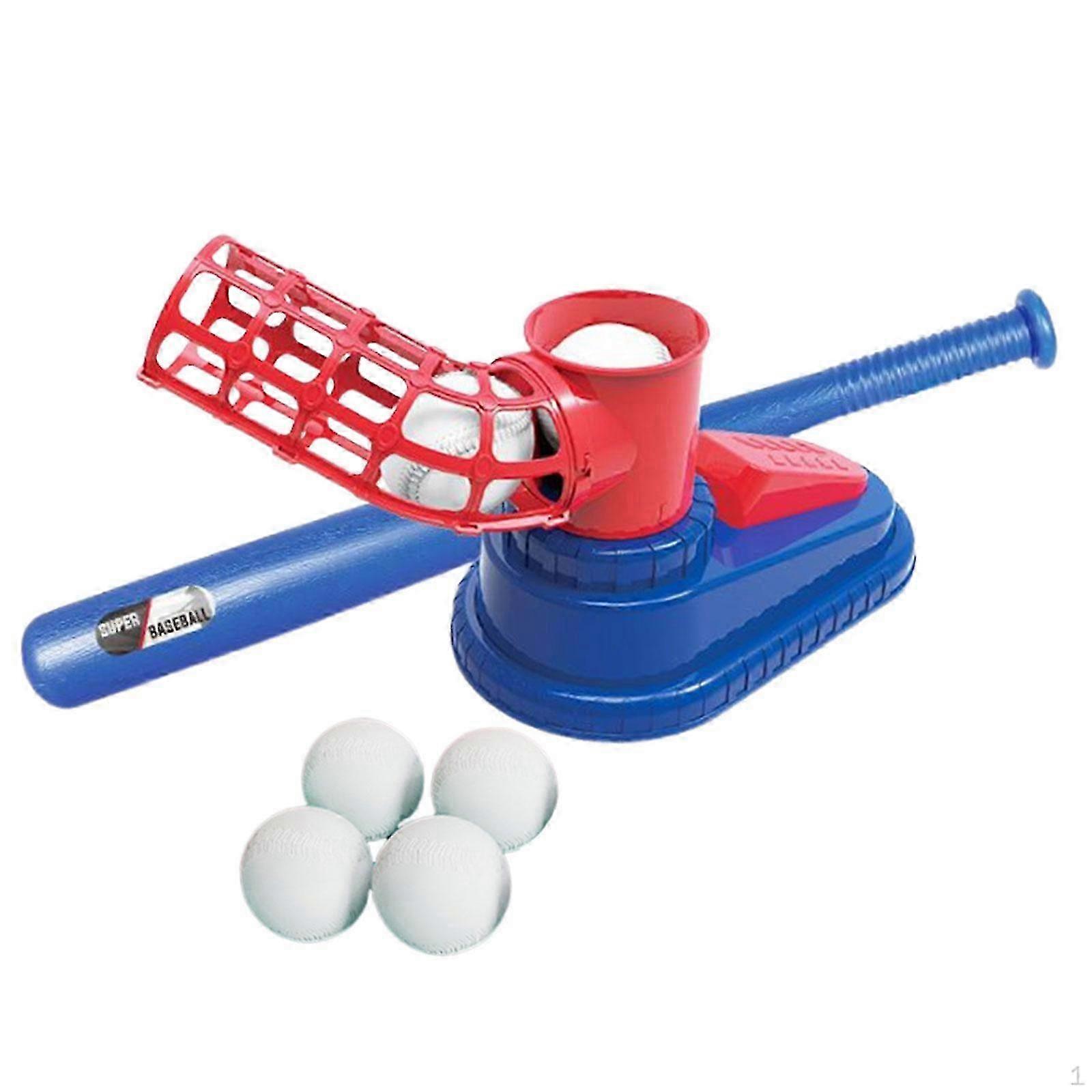 2025 Baseball Pitching Machine Set with Bat and Balls