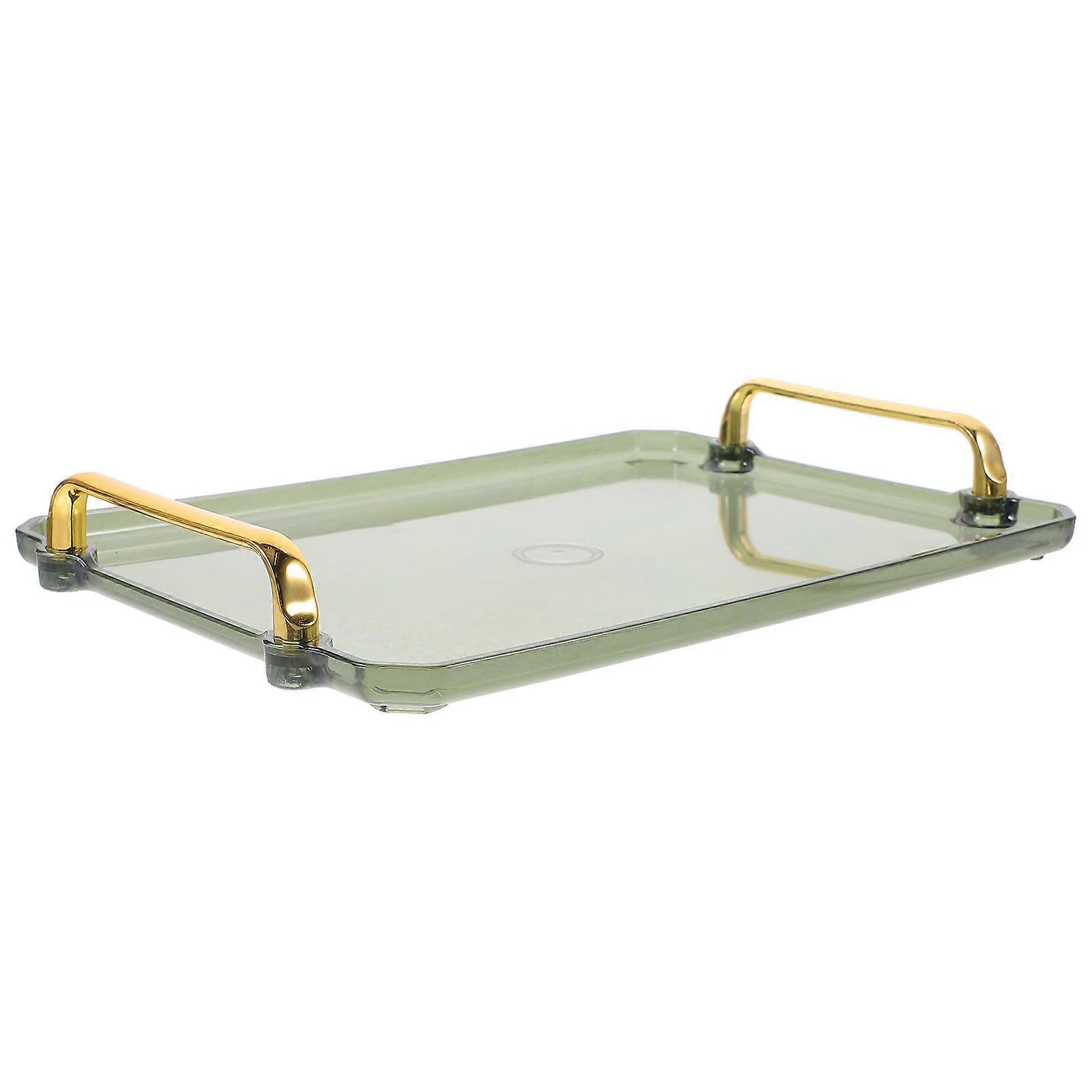 Dual Handle Storage Tray for Use Rectangular Tray