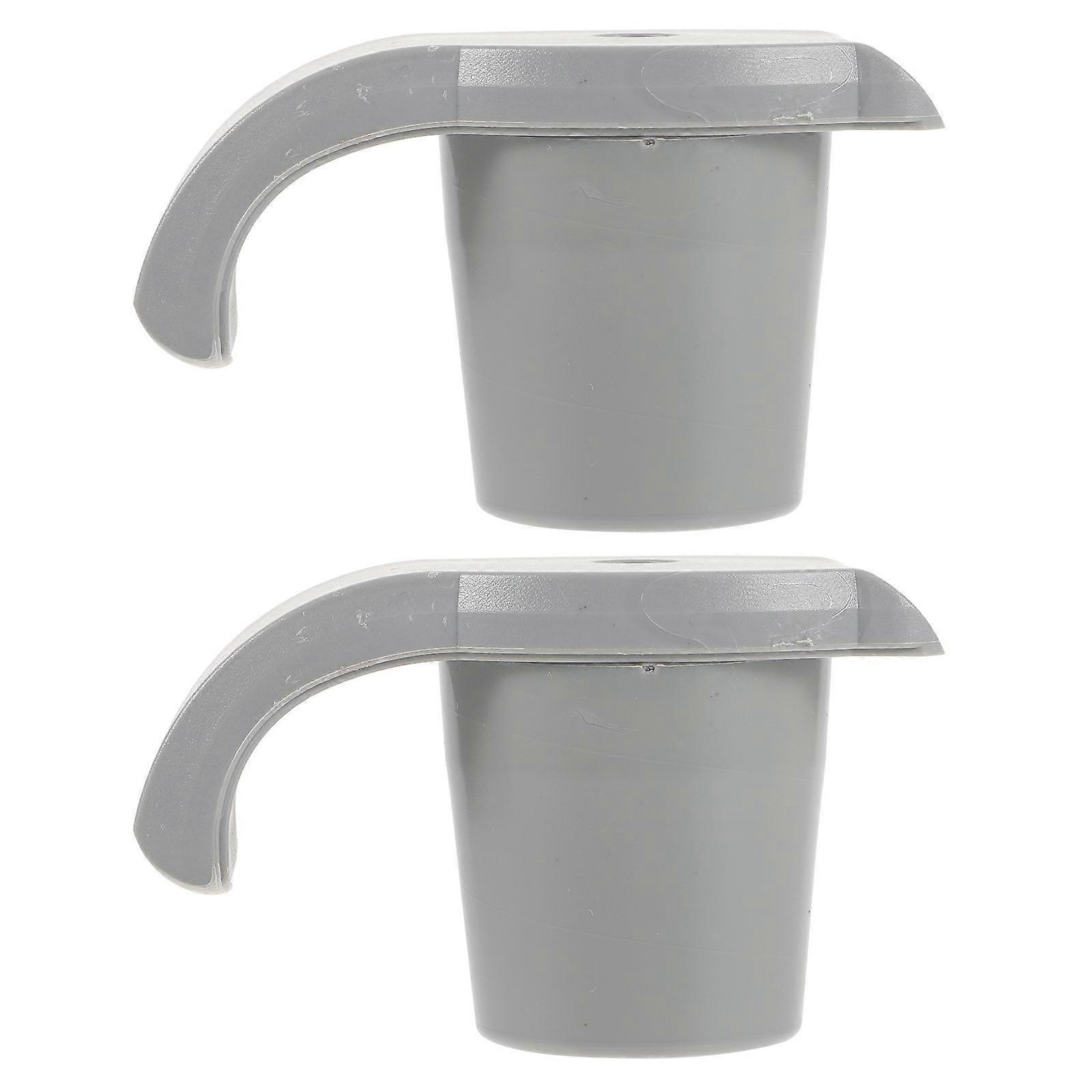 Walker Ski Glides Replacement Tips Anti-Slip for Walker 2Pcs Grey