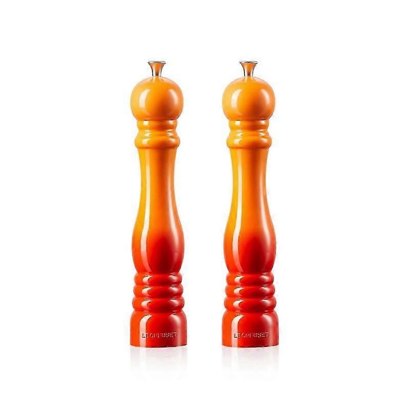 8-inch flame salt and pepper mill set