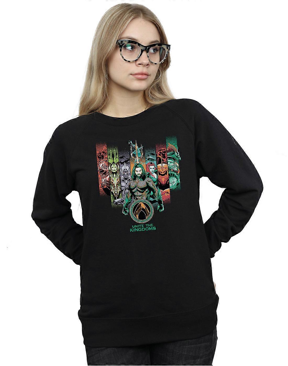 DC Comics Women's Aquaman Unite The Kingdoms Sweatshirt