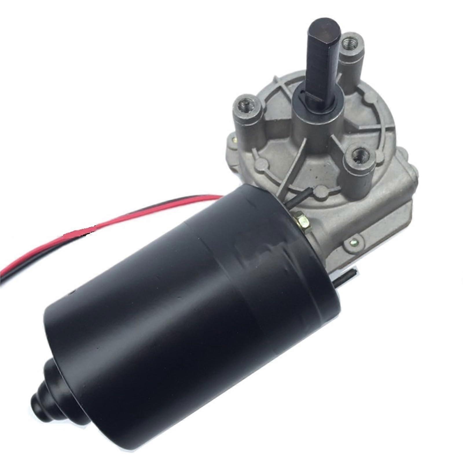 DC Worm Gear Motor 12V 24V 60W Self Locking  Torque Variable Speed 10100RPM