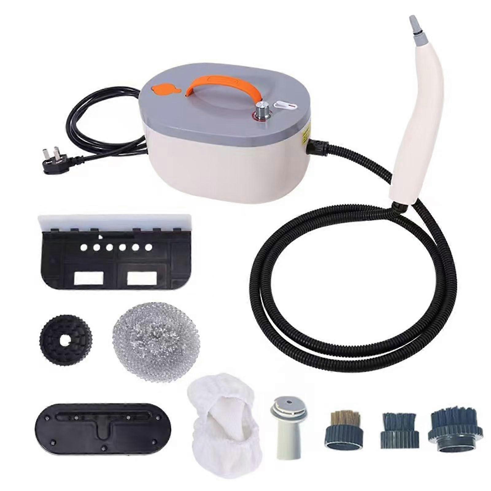 Handheld Steam Cleaner  Temp 15s Heat 6Speed with Multiple Brushes for Kitchen Grease, Blue