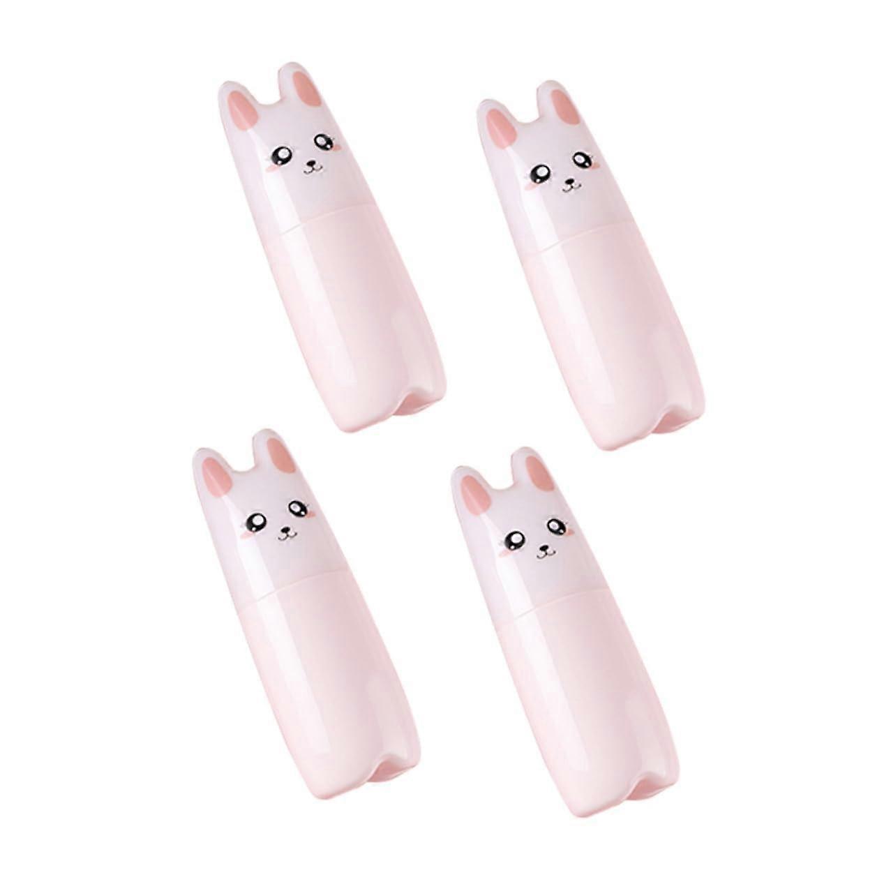 4PCS Cat Shaped Leakproof Travel Spray Bottles Refillable Perfume Atomizers for Essential Oils